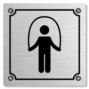 Tělocvična, 118x118mm, stříbrná, Kansas